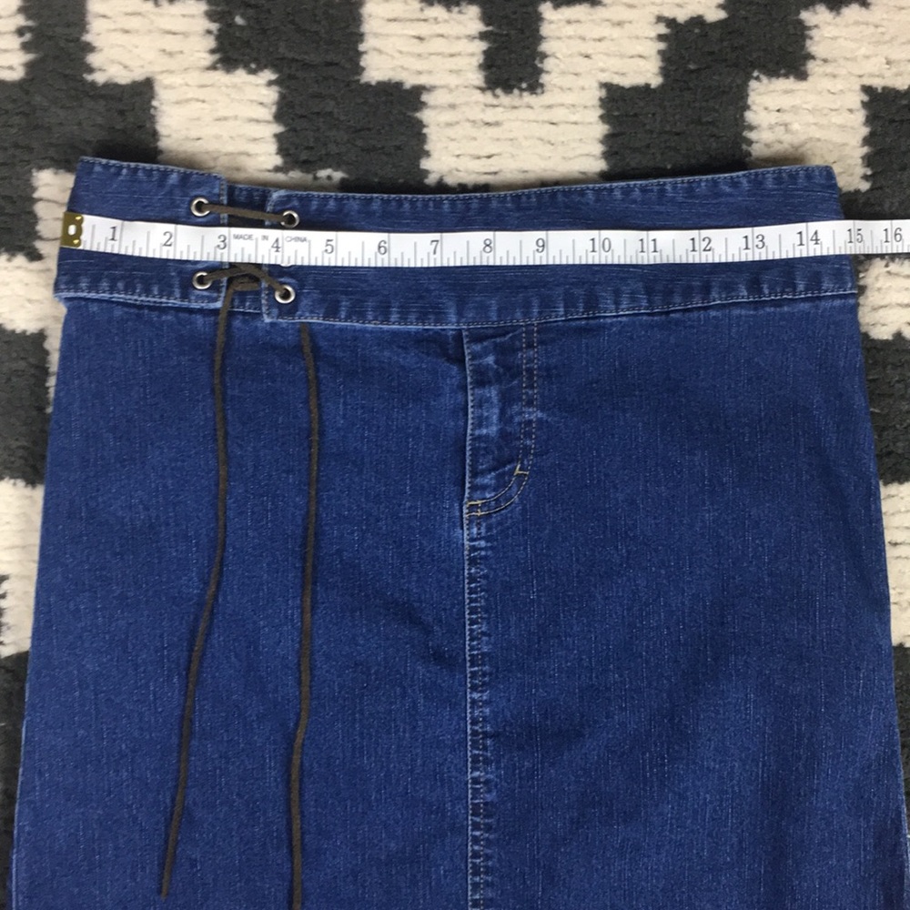 Mossimo Blue Jean Skirt Size 3 - Picture 8 of 9